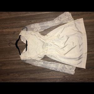 Vintage style white dress